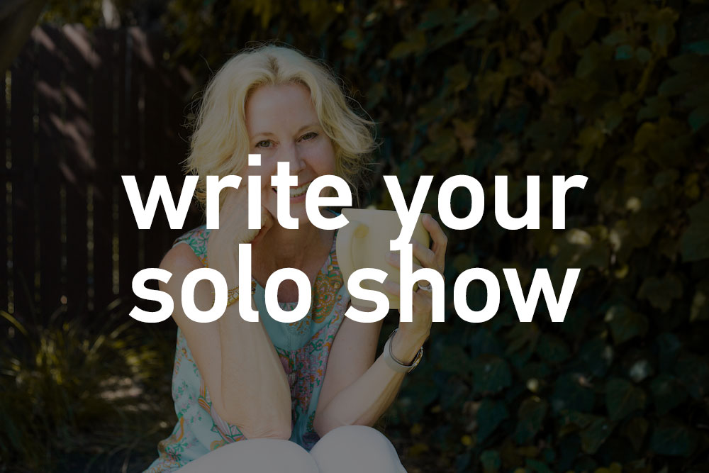 write your solo show