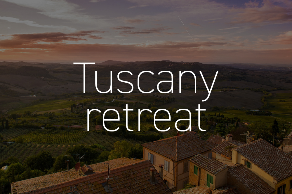 Workshop button Tuscany Din
